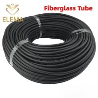 ราคา หลอดไฟเบอร์กลาสสีดํา อุณหภูมิสูง 600 ℃ ท่อไฟเบอร์กลาสแบบถัก ปลอกฉนวน 1 มม.-12 มม. หลอดไฟเบอร์กลาส (28871427464)