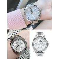 ราคา ของIIท้ พร้อมส่งที่ไทยนาฬิกา Coach 14503129 silverd Stainless Steel BOYFRIEND Chronograph Bracelet Watch (25870985254)