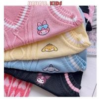 ราคา นักเรียนใหญ่ญี่ปุ่นน่ารักสไตล์วิทยาลัย JK ถักเสื้อกันหนาวเสื้อกั๊ก Sanrio ปักการ์ตูน Melody Cinnamoroll Kuromi หวานนักเรียนเสื้อกันหนาวเสื้อกั๊ก (25136330218)
