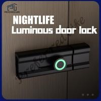 ราคา กลอนประตูกลอนเลื่อนหัวเข็มขัดประตูส่องสว่างกลอนประตูไม่ต้องเจาะรักษาความปลอดภัยป้องกันการโจรกรรมประตูล็อค (29364092682)