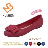 ราคา รองเท้าคัชชูยาง ทรงหัวมน ส้นแบน ดีเทลแต่งเข็มขัด 4 สี (25138820497)