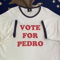 ราคา เสื้อยืด Napoleon Dynamite Vote For Pedro Movie Promo-ของมือสอง (23323560738)
