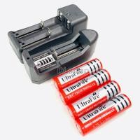 ราคา 9900mAh ถ่านชาร์จ แท่นชาร์ต ถ่านชาร์ต 18650 UltraFire 3.7V 9900mAh (10819853556)