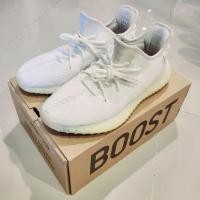 ราคา Yeezy Boost 350 V2 Cream Triple White (Size 43 / Used) (16497861331)