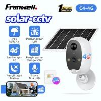 ราคา Franwell/V380 C4 พลังงานแสงอาทิตย์ 4G SIM กล้องวงจรปิดไร้สายกลางแจ้งกันน้ํา Night Vision กล้องรักษาความปลอดภัยวิดีโอนาฬิกาปลุก Cloud (43717290110)