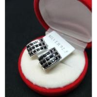 ราคา ต่างหูนิลแท้ต่างหู เงินแท้925 ชุบทองคำขาวแท้ (3039639421)