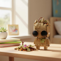 ราคา 134 หน่วย ชุดบล็อกตัวต่อเบบี้กรูท ของเล่นเพื่อการศึกษาสําหรับเด็ก ของขวัญคริสต์มาส (48903206841)