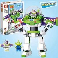 ราคา Disney Toy Story Buzz Lightyear Mecha สามตา Boy Action Figure ปริศนาประกอบบล ็ อกอาคารเด ็ กของเล ่ นเด ็ กของขวัญ (27200641930)