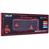 ราคา Keyboard OKER KB-399Plus - Black USB OKER KB-399Plus Gaming Keyboard คีย์บอร์ดเกมมิ่ง (8911698303)