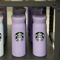ราคา ขวด​Starbucks​12oz​ New​ Purple​Sping Stainless​ Tumbler (6317834786)