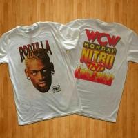 ราคา Gildan - Rodzilla Dennis Rodman nWo WCW wwf wwe Tee 1998 T shirt gildan reprint RdJe (17677488272)