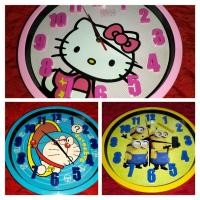 ราคา นาฬิกาแขวนผนังลายโดเรมอน นาฬิกาลายคิตตี้ นาฬิกาแขวนมินเนี่ยน นาฬิกาลายการ์ตูนเดินเงียบ (9915507176)