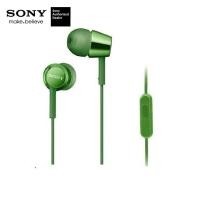 ราคา (สีเขียว) SONY MDR-EX155AP หูฟังไมโครโฟนแฮนด์ฟรี***รับประกันศูนย์โซนี่ไทย*** (10314733041)