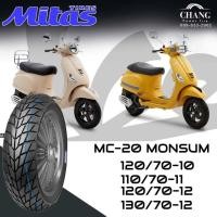 ราคา MITAS รุ่น MC-20 MONSUM ขนาด 120/70-10 , 110/70-11 , 120/70-12 , 130/70-12 ยางสกูตเตอร์ (23041332093)