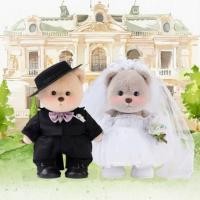ราคา (พรีออเดอร์) Teddy Tales Bear Romantic Wedding Set (30cm) (28472746576)