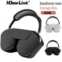 ราคา Hdoorlink เคสหนัง PU นิ่ม กันน้ํา กันรอยขีดข่วน กันฝุ่น สําหรับหูฟัง A-pple Air pods Max (23232750856)