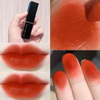 ราคา (ร้านไทย)HLLR 3.2g Lipstic ลิปสติก ลิปสติกกันน้ำ ลิปแมท ลิป ลิบ ลิปสติกสีส้มอิฐ ลิปสีนู้ด ลิปสติกติดทนนาน (12524870897)