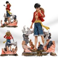 ราคา [พร้อมส่ง] กดต่อเวลา Figure ฟิกเกอร์ Model โมเดล One Piece วันพีช Monkey D Luffy มังกี้ ดี ลูฟี่ 36 cm (27159215327)