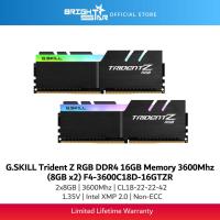 ราคา G.SKILL Trident Z RGB DDR4 หน่วยความจํา 16GB (8x2) 3600MHZ - F4-3600C18D-16GTZR (40169358860)