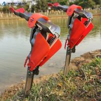 ราคา SECRETSPACE ที่วางคันเบ็ดอัตโนมัติแบบพับได้เสาทะเลสแตนเลสสปริงกราวด์อุปกรณ์ตกปลา D6H4 (50852591187)