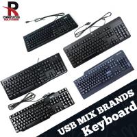 ราคา คีย์บอร์ด USB MIX Brands DELL - HP - Acer - Lenovo - Logitech (56251212363)