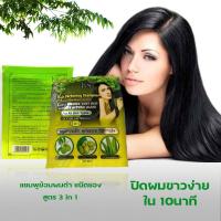 ราคา ยาย้อมผมสมุนไพร แชมพูปิดผมขาว เปลี่ยนสีผมสมุนไพร ยาย้อมผม ยาย้อม รุ่นIVS (22419609192)