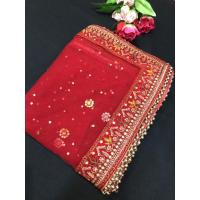 ราคา Dupatta ผ้าคลุมหน้าเจ้าสาว งานแฮนด์เมดจากอินเดีย พร้อมส่งในไทย (27915786742)