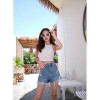 ราคา กางเกงยีนส์ขาสั้นยีนส์ขาดเซอร์สุดเกร๋!!!! (20215979702)