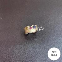 ราคา พร้อมส่ง‼️ แหวนเงินแท้ พลอยแท้ บุษราคัม ไพลิน ทับทิม เนื้อแก้ว (8455119826)