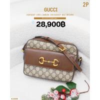 ราคา Gucci Horsebit 1955 Camera Crossbody Bag Brown (#L250808) (49403120572)