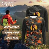 ราคา แฟชั่น 2025 Axlent พิมพ์สีส้ม Blaze Adventurey เดินป่า Jersey Jersi Viral ชื่อที่กําหนดเองแขนยาวความยาวกีฬาทีม (43577574416)