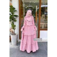 ราคา เดรสผ้าสลาฟ เดรสทรงบานแต่งระบาน ใส่ออกงาน เดรสยาว ชุดเดรสมุสลิม ชุดอิสลามผู้หญิง เดรสใส่ทำงาน ชุดใส่ออกงาน (25389836040)