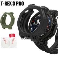 ราคา For Amazfit T-rex 3 PRO 48mm กรณีสมาร์ทนาฬิกานุ่มเปลือกป้องกันกันชนซิลิโคนฝาครอบกระจกป้องกันหน้าจอฟิล์ม (43875165797)