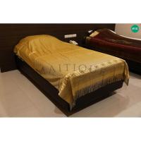 ราคา ผ้าคลุมเตียง ผ้าไหม ลายไทย ลายช้าง สำหรับเตียง เดี่ยว 3.5 ฟุต ขนาด 155 x 230 ซม. (8625343223)