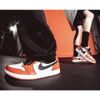 ราคา air Jordan 1 low orange (9391433458)