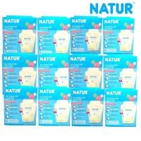 ราคา พร้อมส่ง ( แพ็ค 12 กล่องสุดคุ้ม ) NATUR เนเจอร์ ถุงเก็บน้ำนม 4 ออนซ์ บรรจุ 30 ใบ/กล่อง (18939946890)