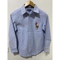 ราคา เสื้อเชิ้ตแขนยาว Ralph Lauren แท้ มือสอง สีน้ำเงิน (24311014708)