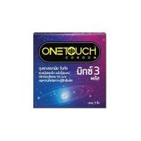 ราคา One Touch วันทัช มิกซ์ 3 พลัส ถุงยางอนามัย ขนาด 52 มม บรรจุ 3 ชิ้น (20579665205)