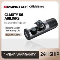 ราคา Monster Clarity 101 AirLinks TWS In-Ear หูฟังบลูทูธ Bluetooth 5.0 พร้อมไมโครโฟน กันน้ํา สเตอริโอ (25886173384)