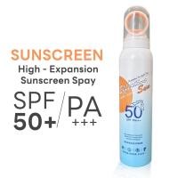 ราคา สเปย์กันแดดขวดขาวฟ้า มีกล่อง SPF 50 (43203338206)