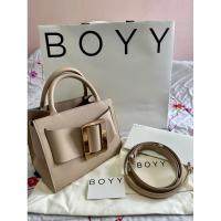 ราคา Boyy Bobby 23 Epsom Metallic Gold Buckle Ivory (like new) ส่งต่อจ้า (17795892699)
