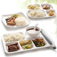 ราคา จานแบ่งส่วน 4-6 ช่อง ไมลามีนเกรดดี สำหรับโรงอาหาร โรงเรียน ร้านข้าวแกง ทนทาน ล้างง่าย ไม่แตก (29984019007)