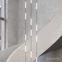 ราคา Staircase Chandelier Long Chandelier Rotating Nordic Modern Minimalist Villa Hollow loft Apartment Minimalist Stairwell (48600546055)