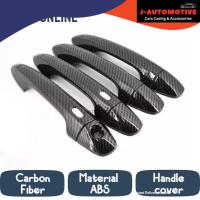 ราคา Project J Toyota Vios / Yaris 2019-2020/ Hilux Revo/ Rocco / Rogue / Innova ครอบมือจับประตูคาร์บอนไฟเบอร์ 1 ชุด 4 ประตู (29676078525)