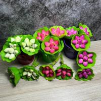 ราคา [01]ช่อดอกบัว ดอกบัวดินปั้นจิ๋ว #Lotus #ดอกไม้จิ๋ว (29229654460)