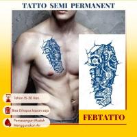 ราคา MESIN FRUIT INK กึ่งถาวรสักชั่วคราวขนาด 11 ซม.x18 ซม.ความงาม Tattoo สติ๊กเกอร์รอยสักชั่วคราวฮาลาลขายส่งน้ํา Tattoo Machine Motif GZ 282 (52002427424)