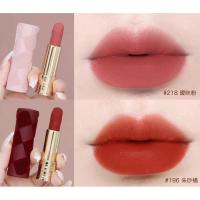 ราคา [รับประกันของแท้] Lancome Lancome Checkerboard Lipstick วันวาเลนไทน์ Limited Velvet Lipstick Almond Peach 218 196 (48203545335)