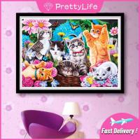 ราคา 【PL】ภาพวาดปักเพชร ครอสสติตช์ คริสตัล รูปแมว 5D ขนาด 30x40 ซม. สําหรับตกแต่งบ้าน DIY 1 ชุด (22136614414)