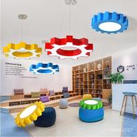 ราคา ใหม่เลโก้อาคารไฟห้องเด็กledการ์ตูนสร้างสรรค์เกียร์โคมไฟอนุบาลโคมไฟระย้ารูปห้องเรียน 30WA (26810137767)