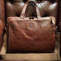 ราคา กระเป๋าหนัง (มือ2) ทรงเอกสาร หนังแท้, สะพายข้าง งานวินเทจ (40654711790)